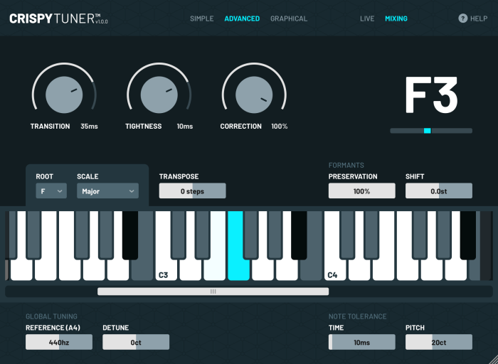 CrispyTuner Advanced Mode