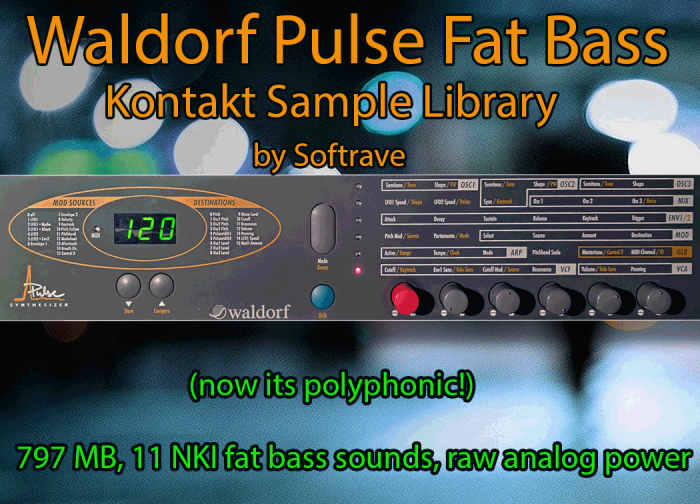 Softrave Waldorf Pulse Fat Bass