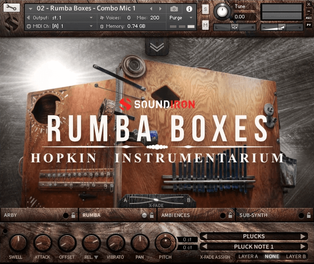 Hopkin Instrumentarium: Rumba Boxes brings the sound of large wooden bass kalimbas
