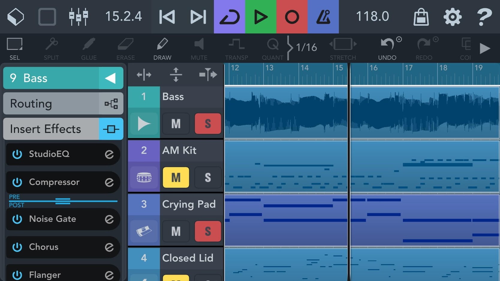 Управление cubase с android