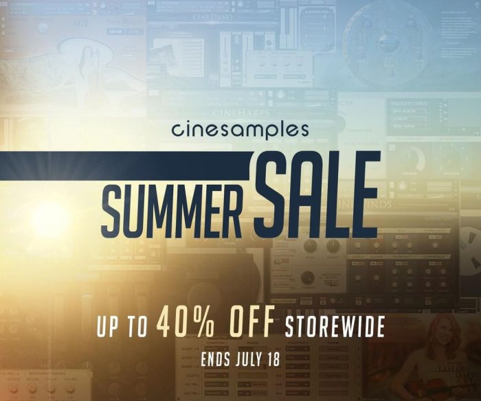 Cinesamples Summer Sale 2020