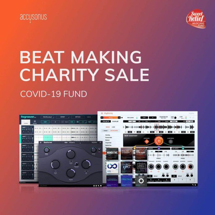 Accusonus Beat Making Charity Sale SQ