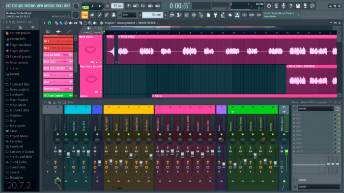 FL Studio 20.7.2 preserve trim