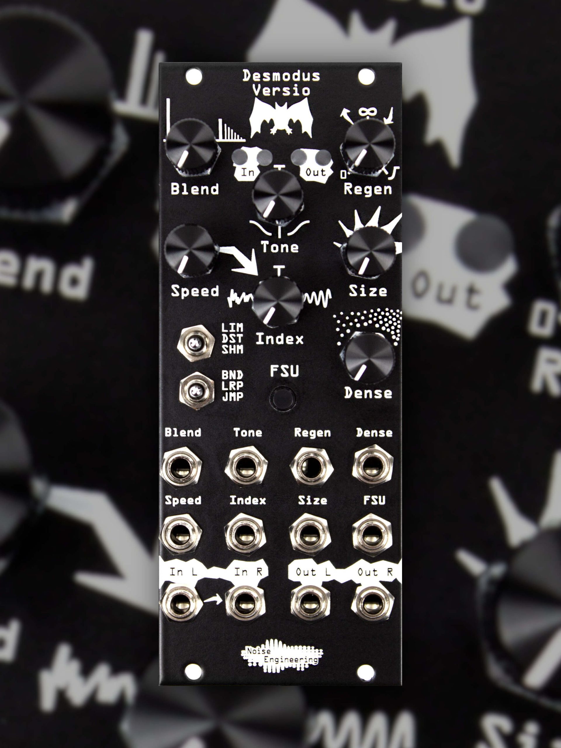 Desmodus Versio stereo reverb Eurorack module and DSP platform now