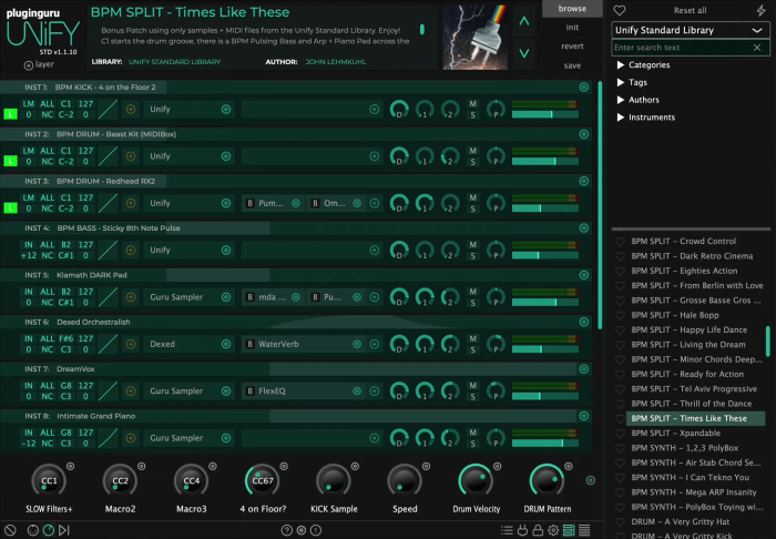 PlugInGuru Unify update