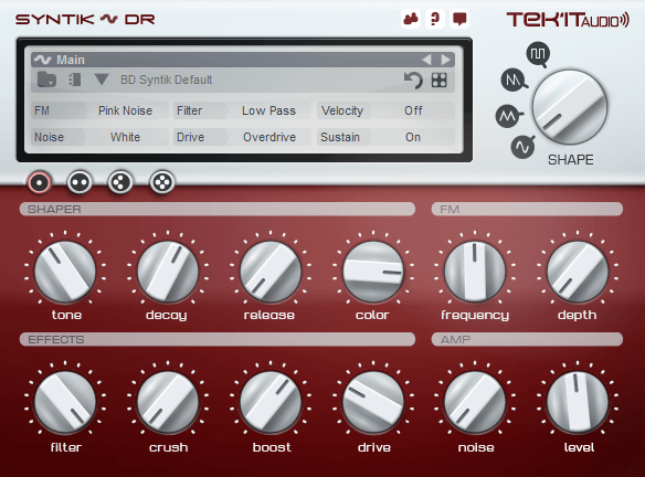 TekIt Audio Syntik DR screenshot