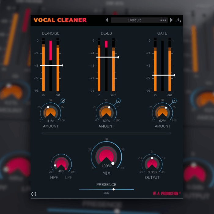 WA Production Vocal Cleaner GUI