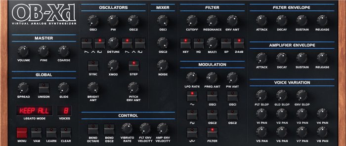 discoDSP OB Xd 2 synth