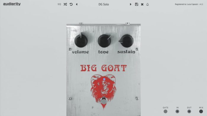 Audiority BigGoat GUI