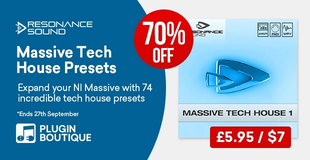 Resonance Sound Massive Tech House 70% off