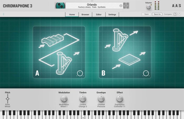 AAS Chromaphone 3 GUI