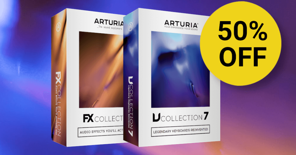 Arturia V Collection 7 and FX Collection 50 OFF