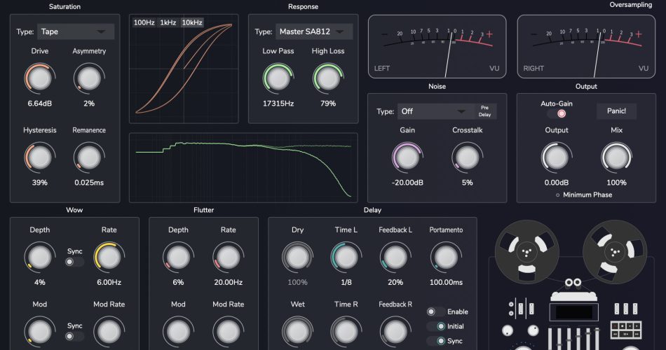 Tape Pro multi-effect tape plugin by Caelum Audio on sale for  USD