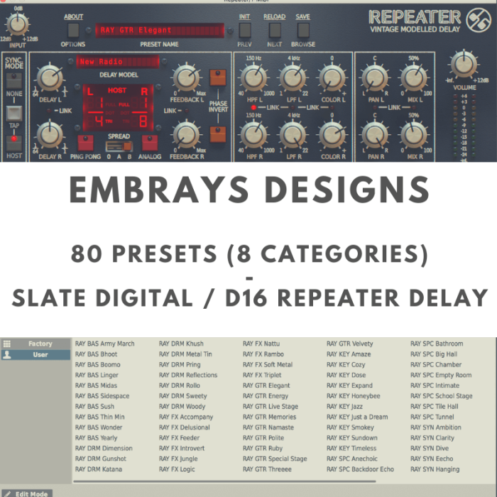 Embrays Designs D16 Repeater