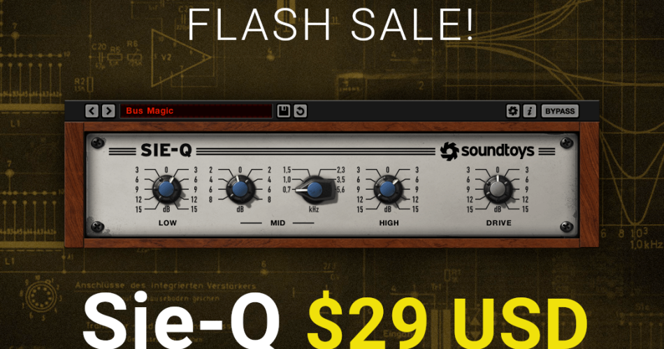 Soundtoys Sie Q Flash Sale 29 USD
