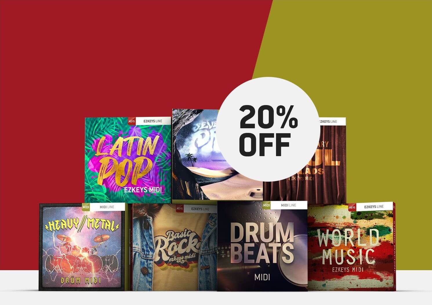 Toontrack MIDI Month 7 new releases and 20 off drum & EZkeys MIDI packs