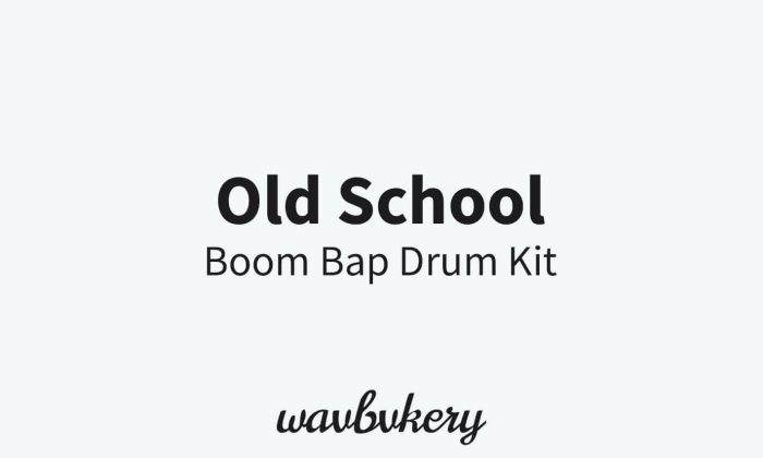 Wavbvkery Old School Boom Bap Drum Kit