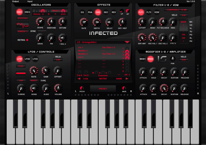 infected synth