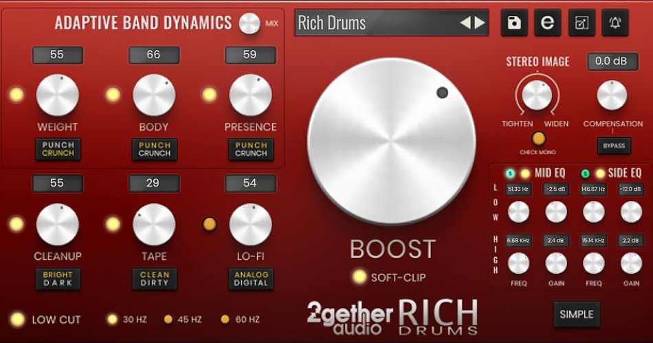 2getherAudio RICH Drums