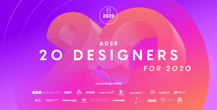 ADSR 20 Designers for 2020