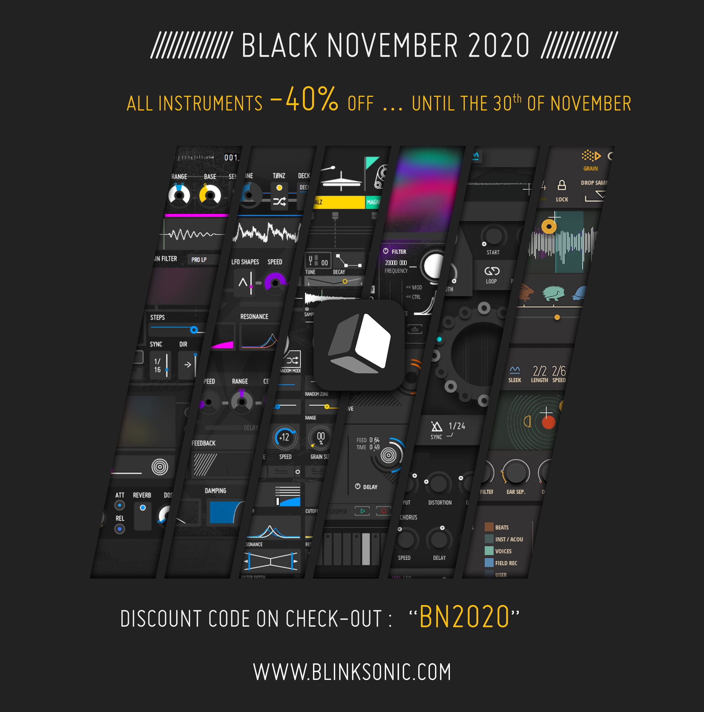 Blinksonic Black November Get 40 Off Reaktor Ensembles