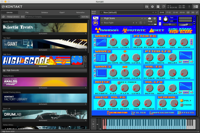 High Score In Kontakt Full View