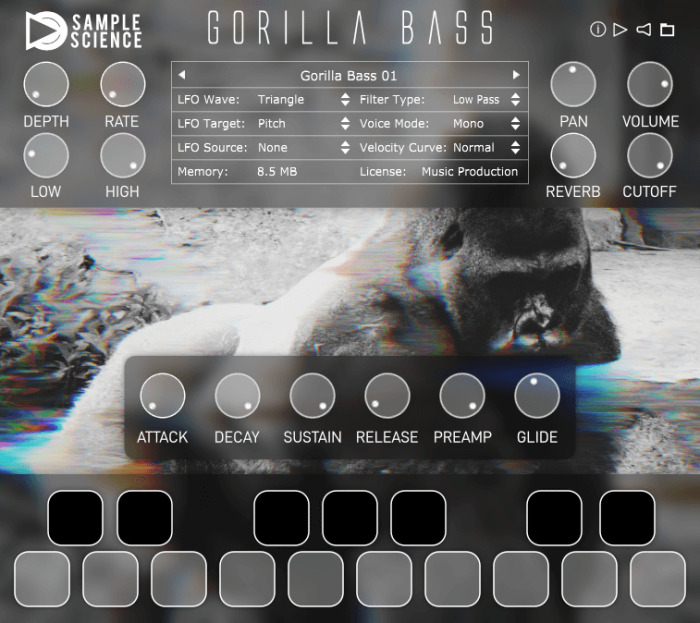 SampleScience Gorilla Bass Screenshot