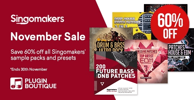 Singomakers November Sounds Sale