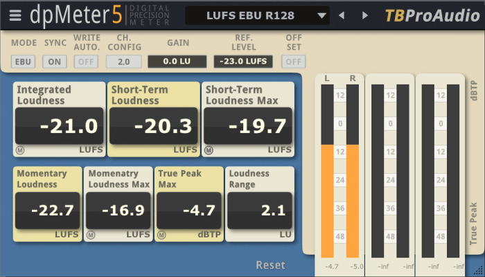 TBPRoAudio dpMeter 5