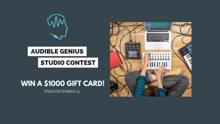 Audible Genius Studio Contest