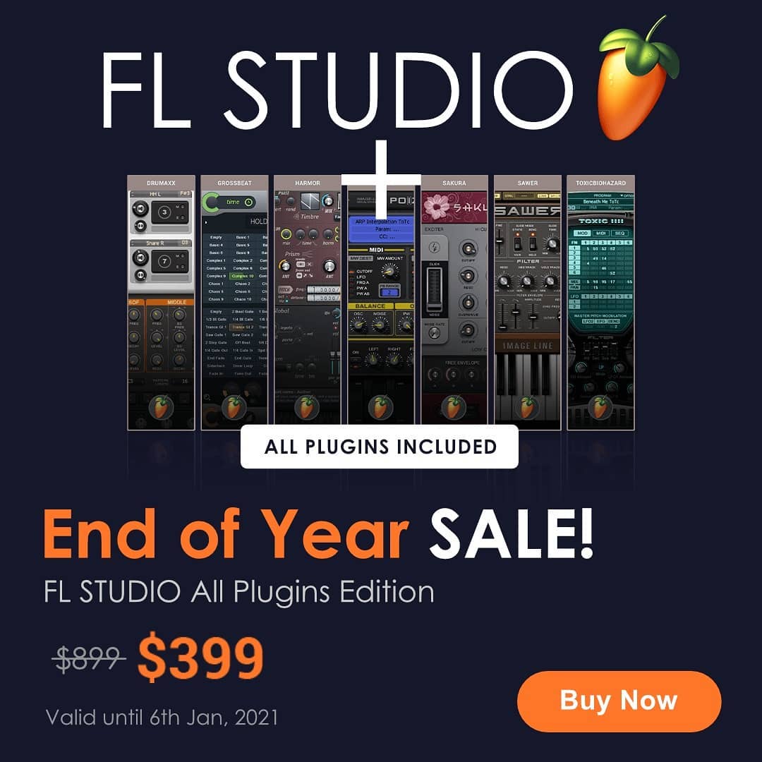 fl studio signature bundle summer sale