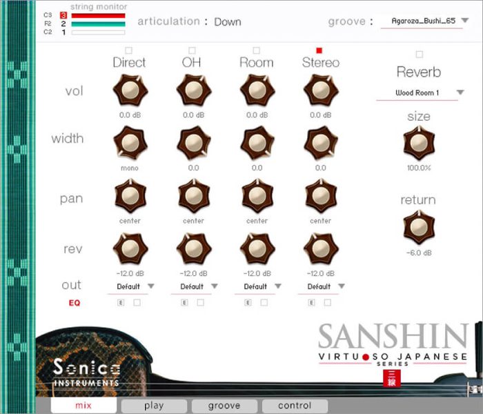 Sonica Sanshin Virtuoso Japanese Series