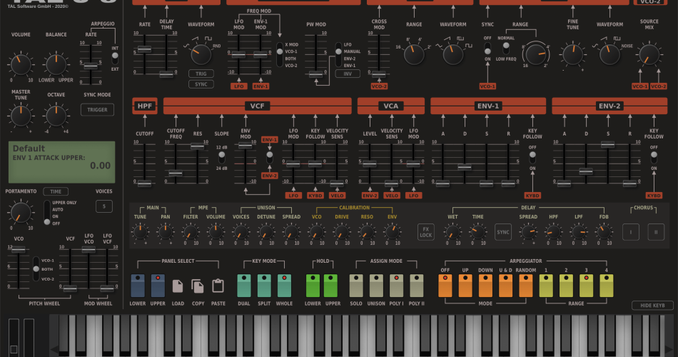 Save 30% on TAL-J-8 synthesizer emulation of Roland Jupiter-8