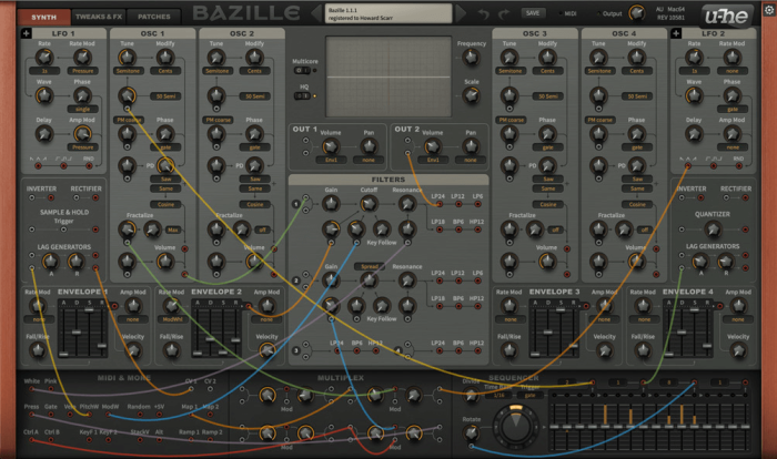 Bazille modular synth