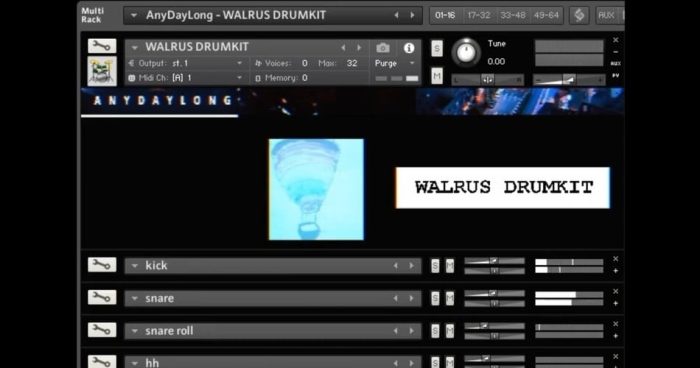 AnyDayLong Walrus 67 Drumkit