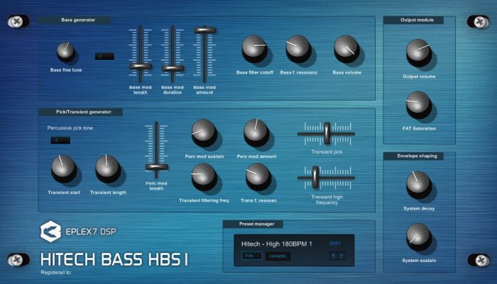 Eplex DSP Hitech Bass HBS1