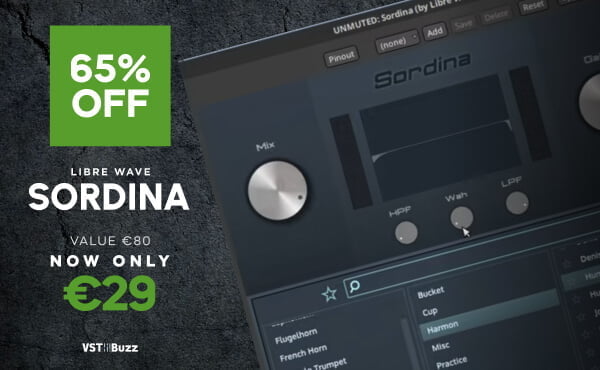 Sordina muted instrument emulator by Librewave on sale at 65% OFF