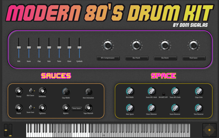 Modern 80s Drum Kit