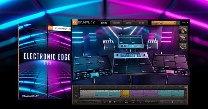 Toontrack Electronic Edge EZX