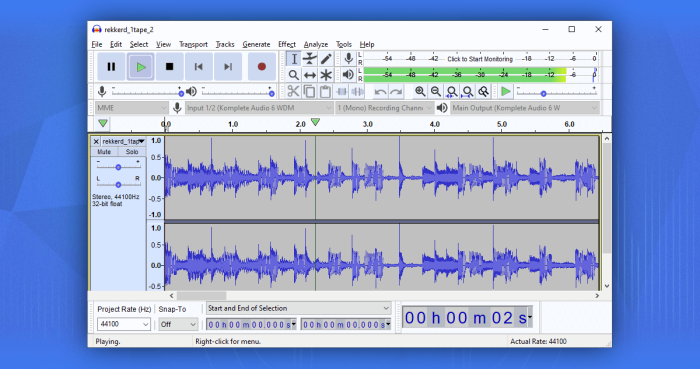 open source audio editor audacity has