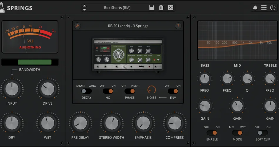 Save 43% on Springs vintage spring reverb plugin by AudioThing