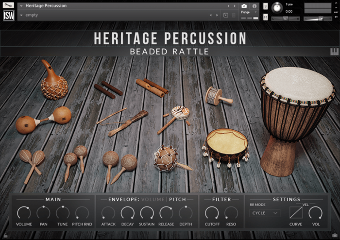 ISW Heritage Percussion GUI