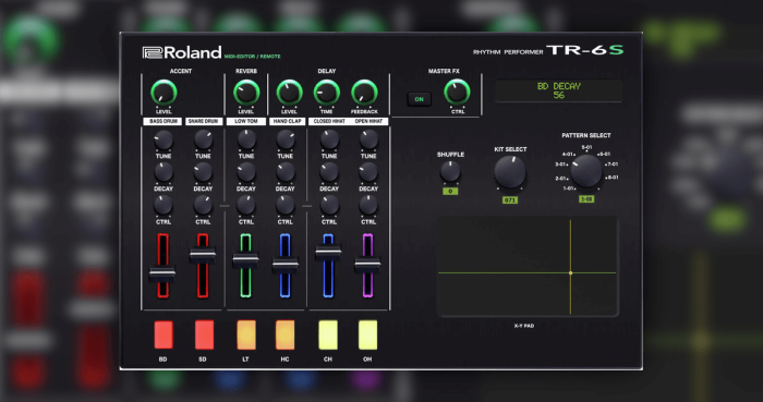 Momo Roland TR6S Editor