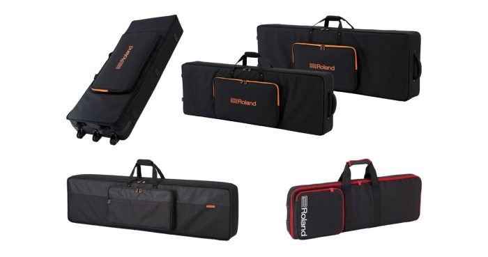 Roland SC CB Keyboard Bags Collage