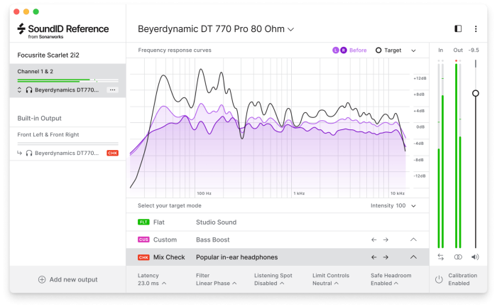 SoundID Reference GUI