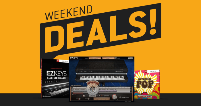 Toontrack Weekend Deals EZkeys Electric Grand Seventies Pop