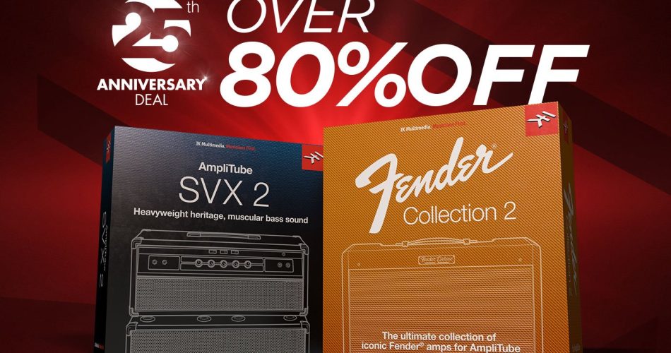 IK Multimedia Fender Collection 2 and AmpliTube SVX 2 only  USD each