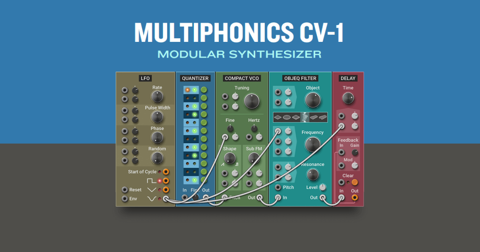 Multiphonics CV-1 modular synthesizer by Applied Acoustics Systems