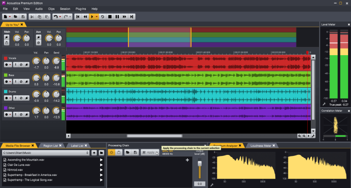 Acoustica Multitrack Session