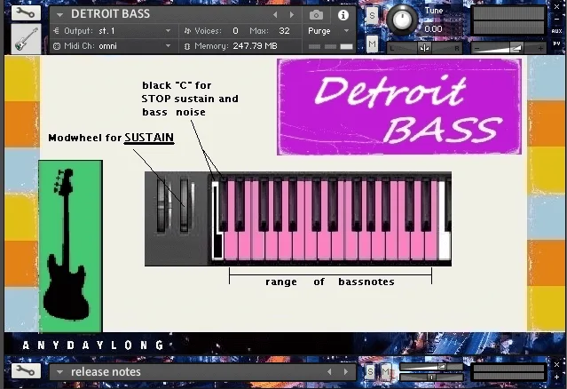 AnyDayLong Detroit Bass GUI